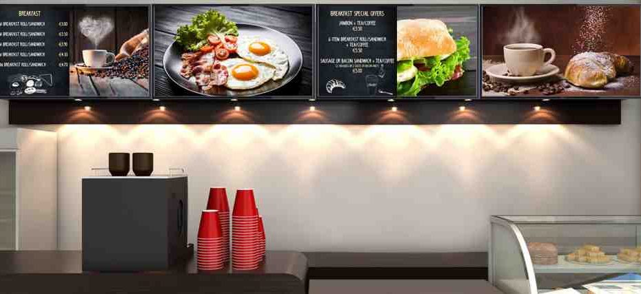 Wall-Mounted Digital Signage