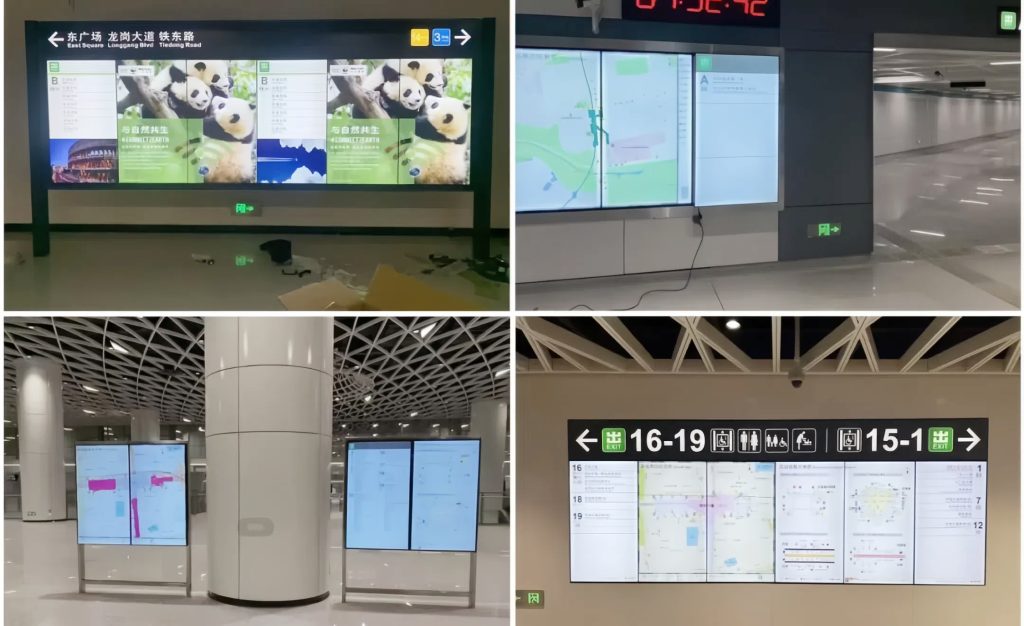 Digital Signage in Subway