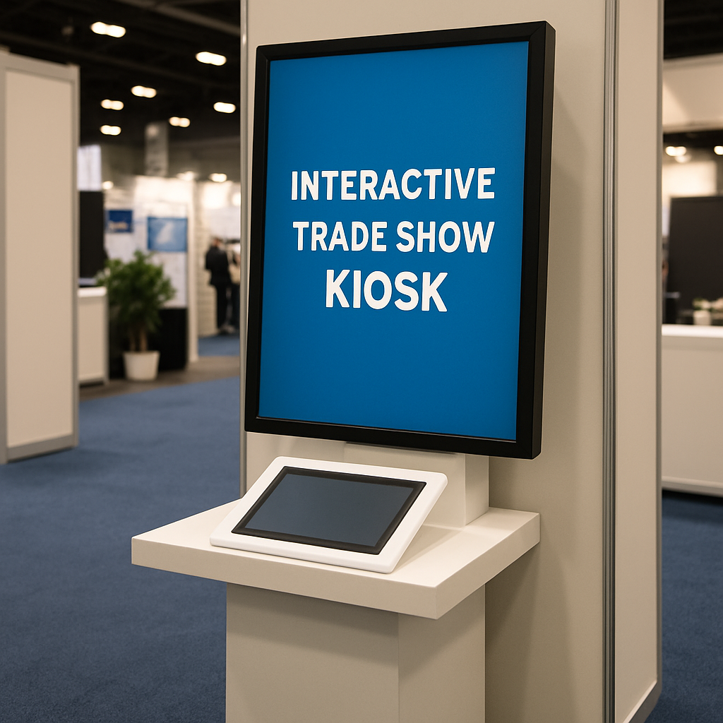 interactive trade show kiosk
