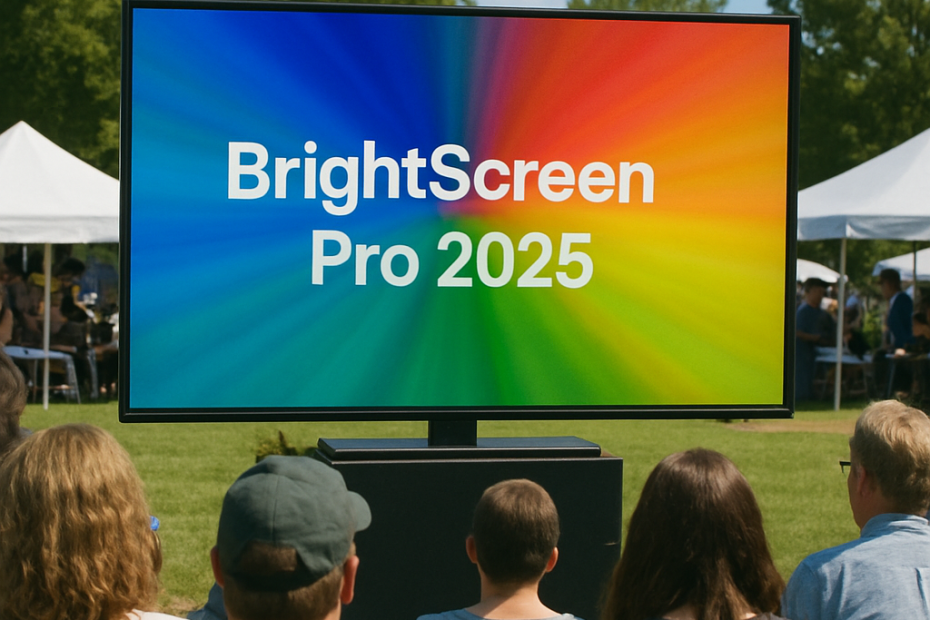 portable outdoor digital signage