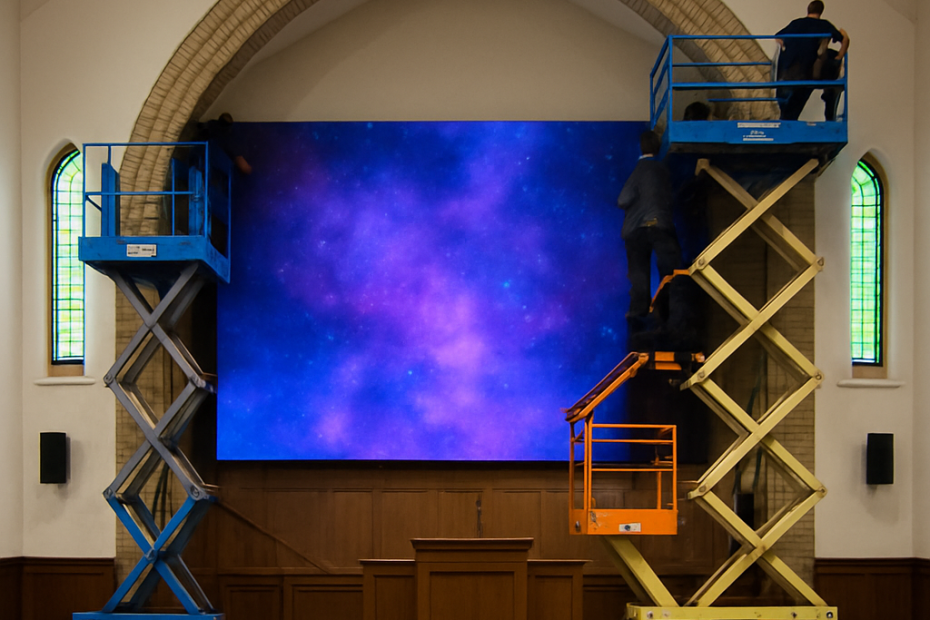 church led wall
