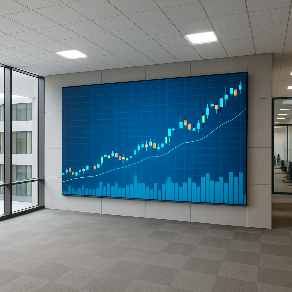 led video wall in coporate company