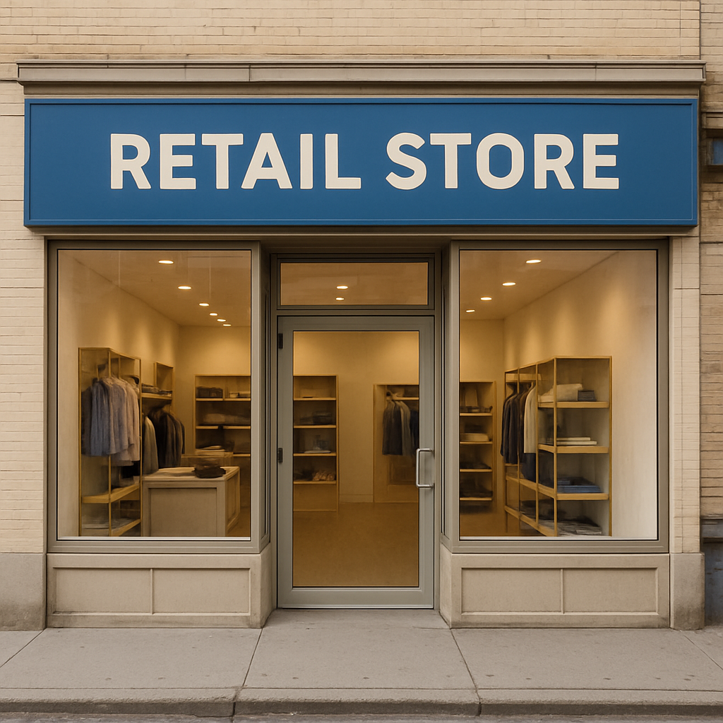 retail store in front