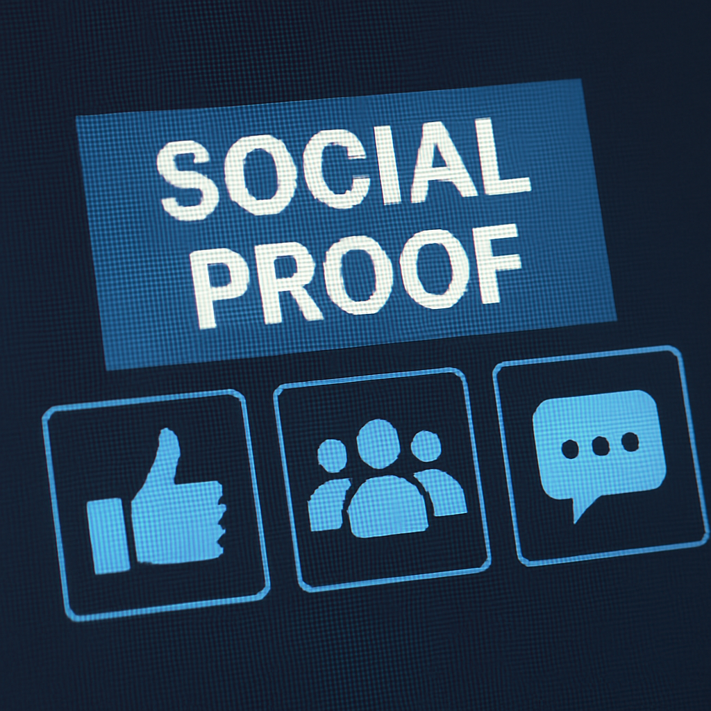 social proof on a smart screen