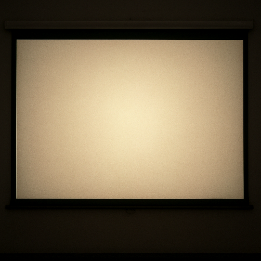 fix screen in a projector