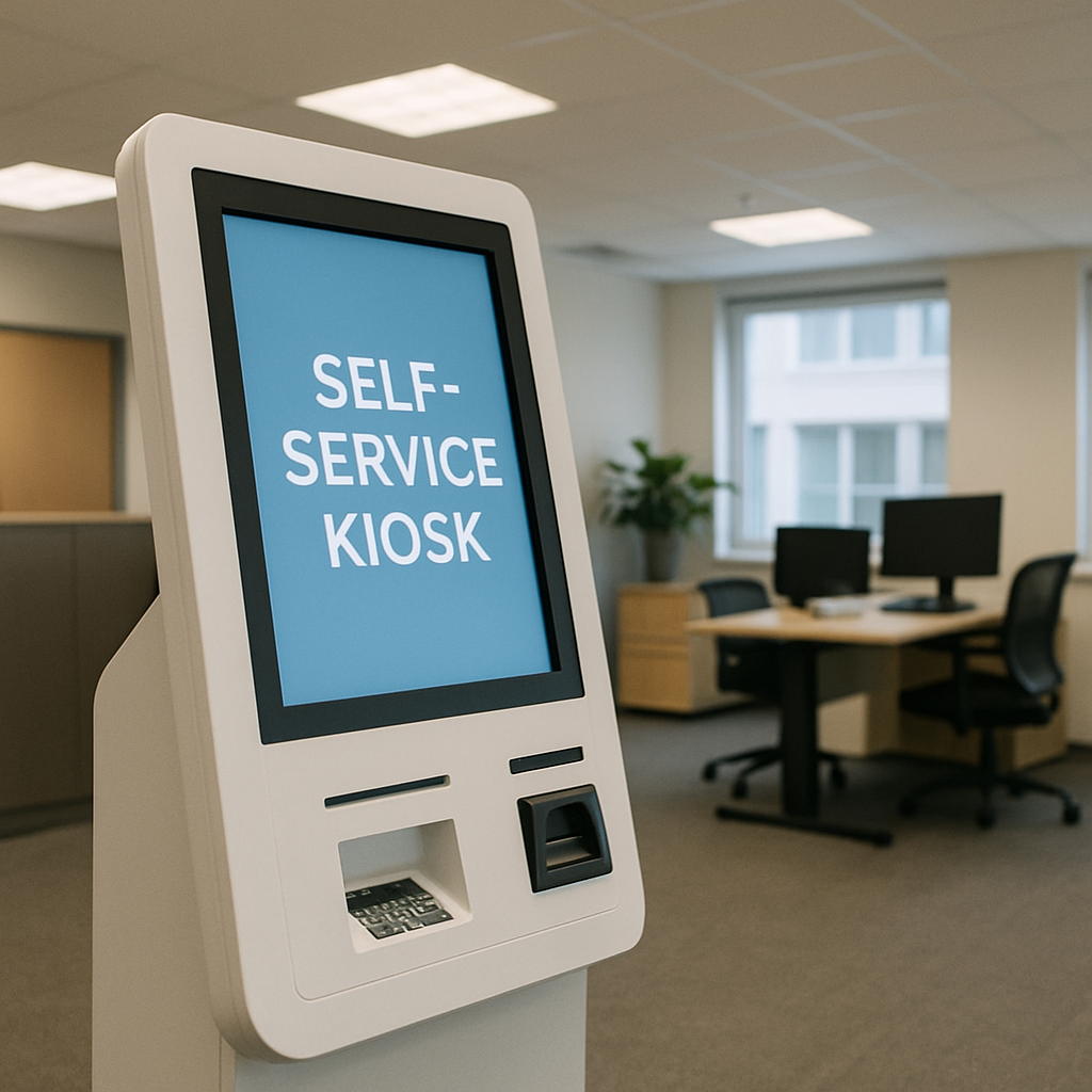 self-service in an office setting
