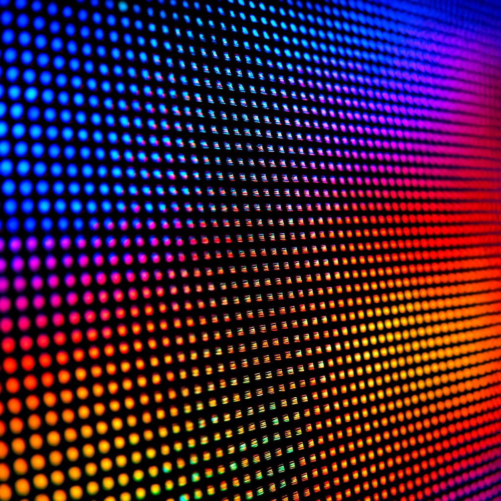 close up led video wall