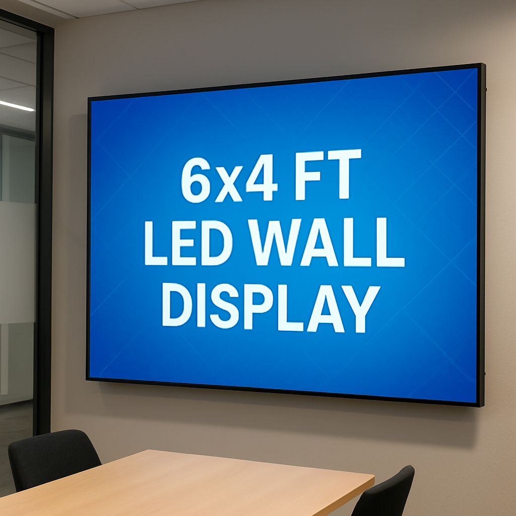 6x4ft LED WALL DISPLAY