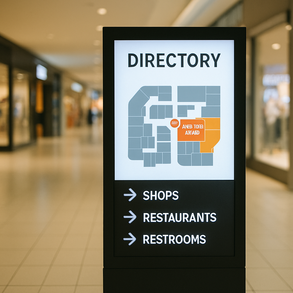 digital wayfinding signage