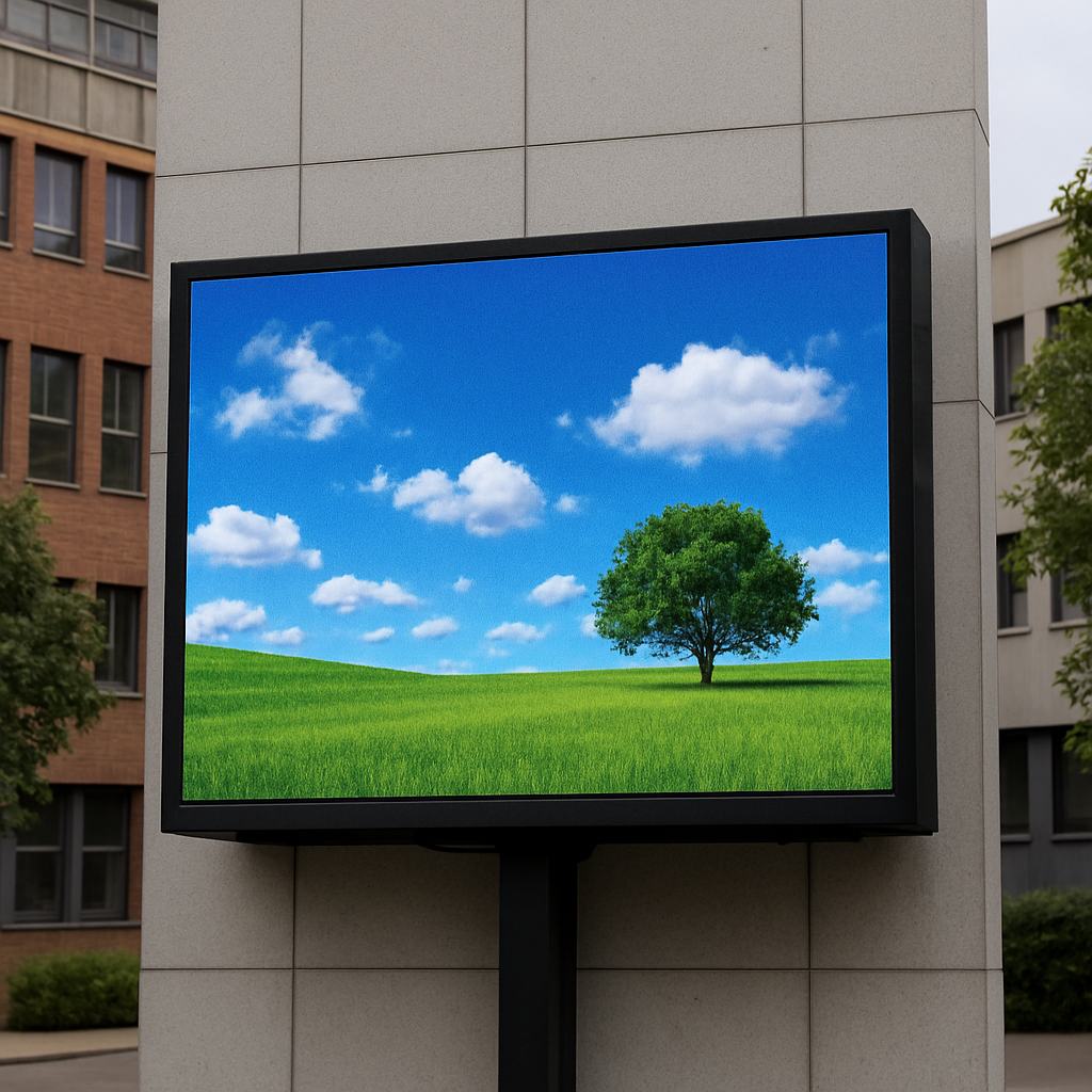 outdoor led wall display