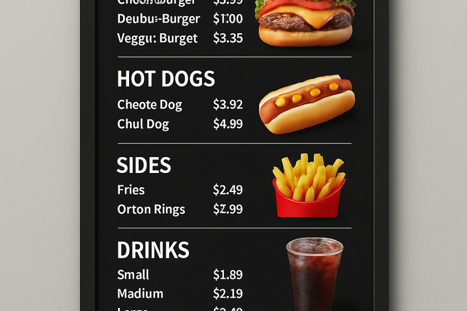 Digital Menu Boards