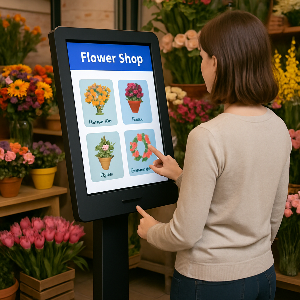 digital signage for florist