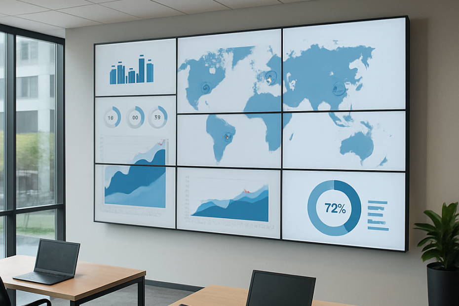 video wall display package