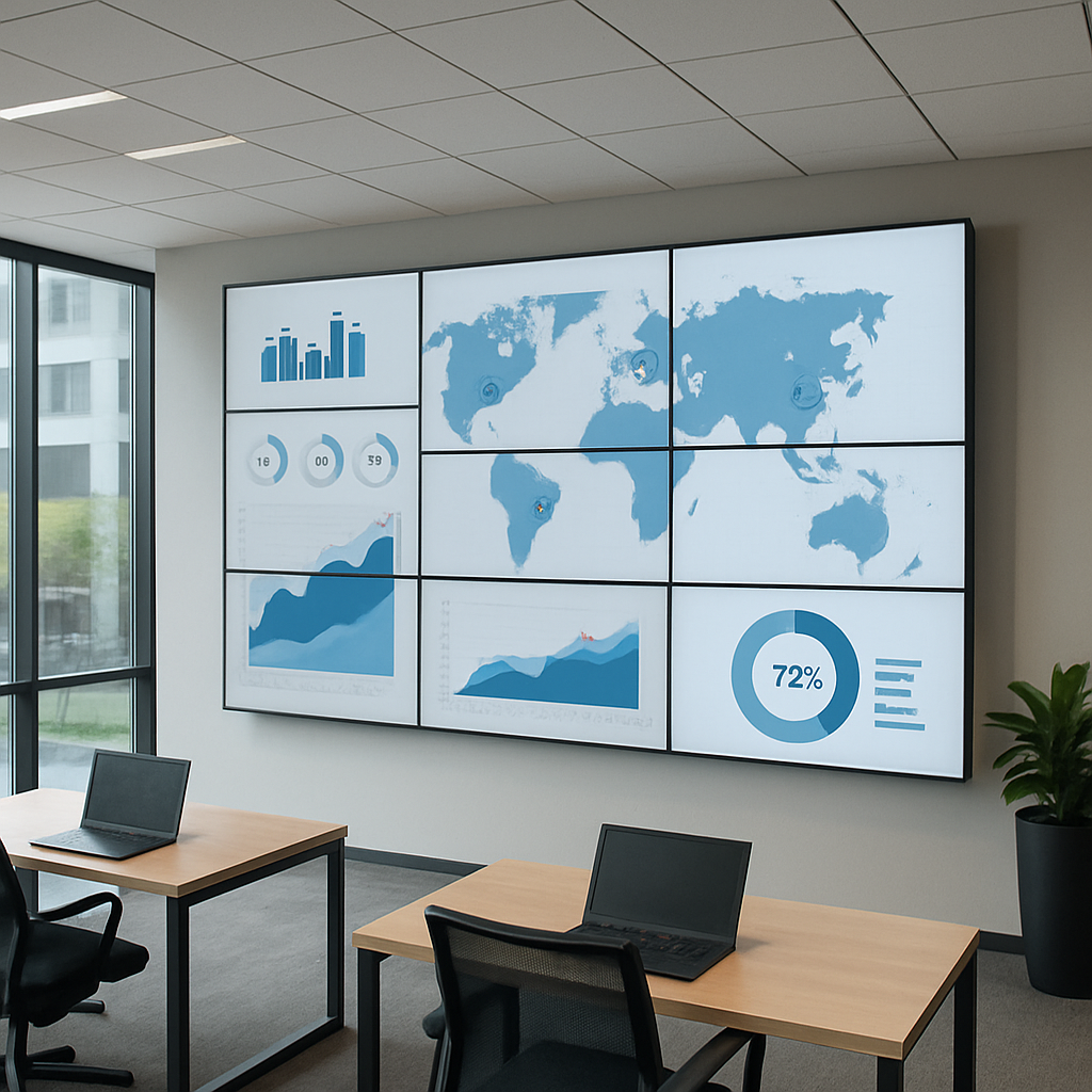 video wall display package