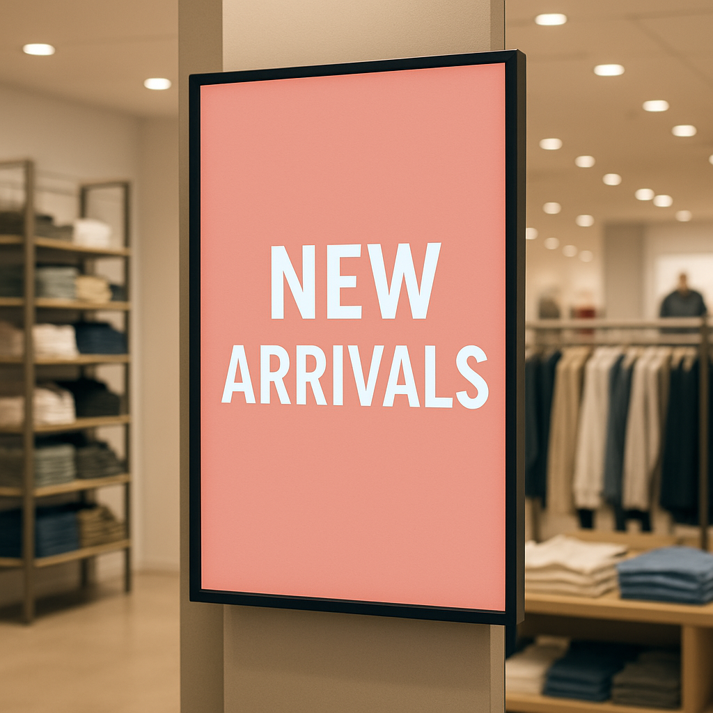digital signage in retail store