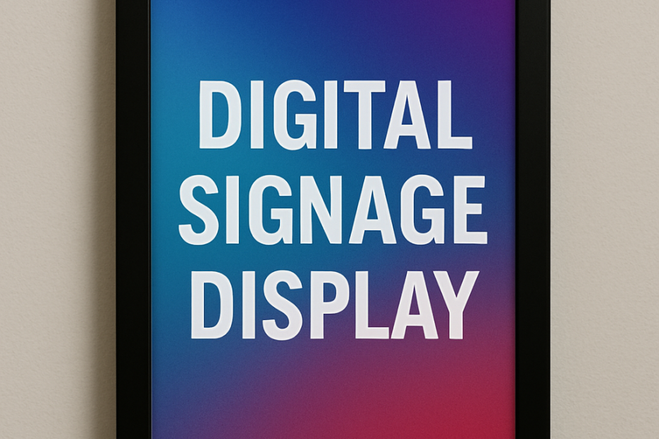 digital signage display