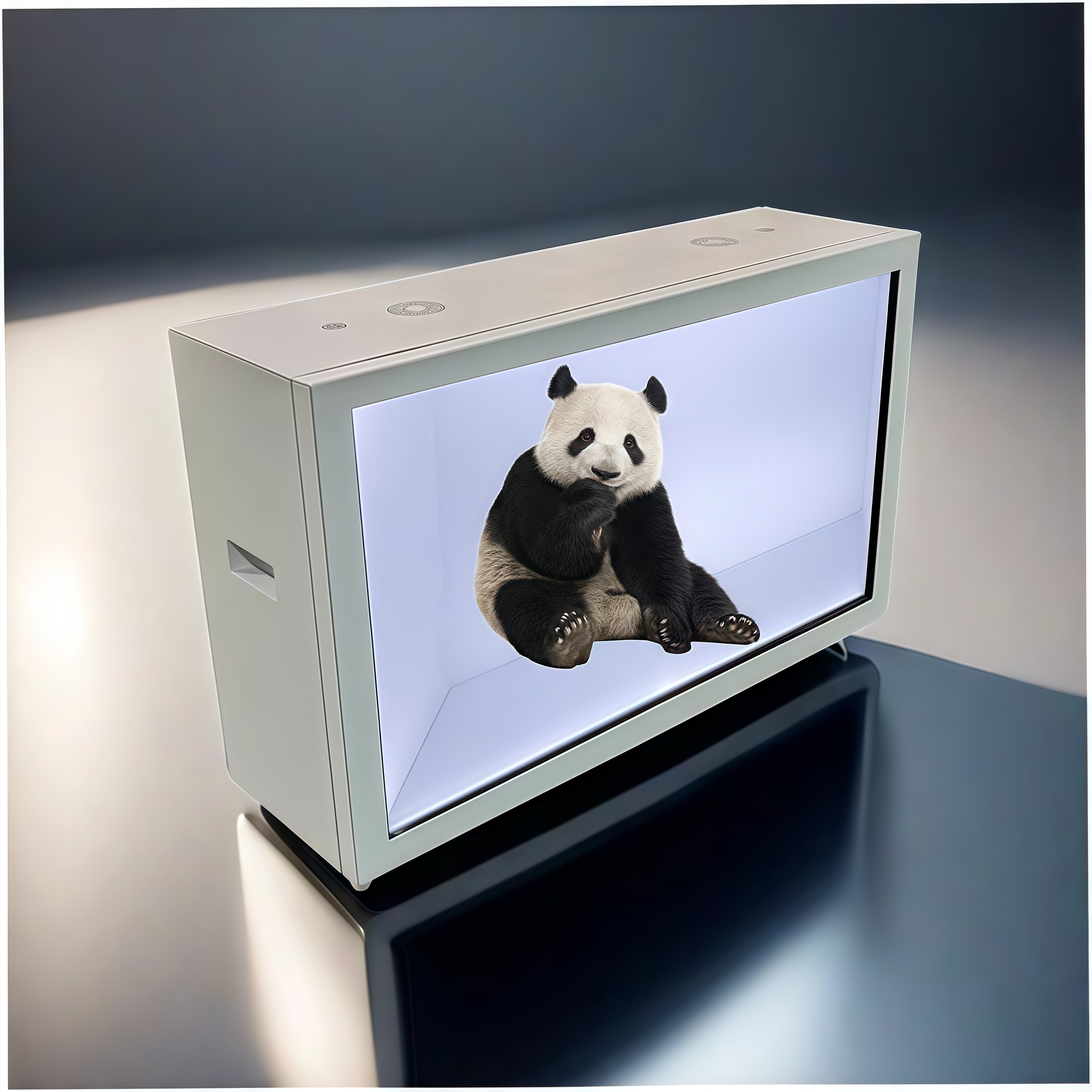 Transparent LCD Showcase