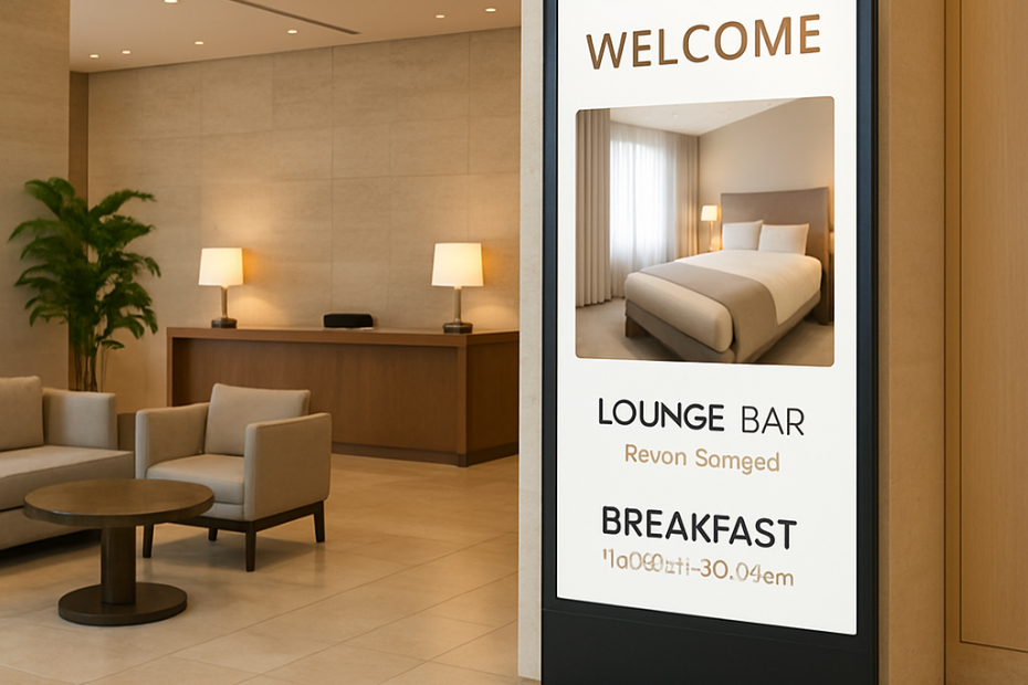 hotel digital signage