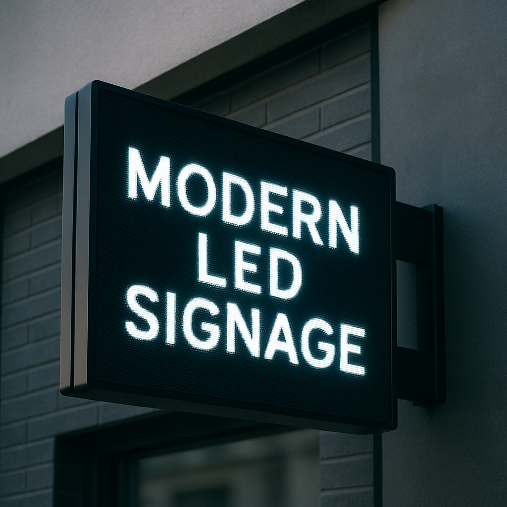 Modern led signage