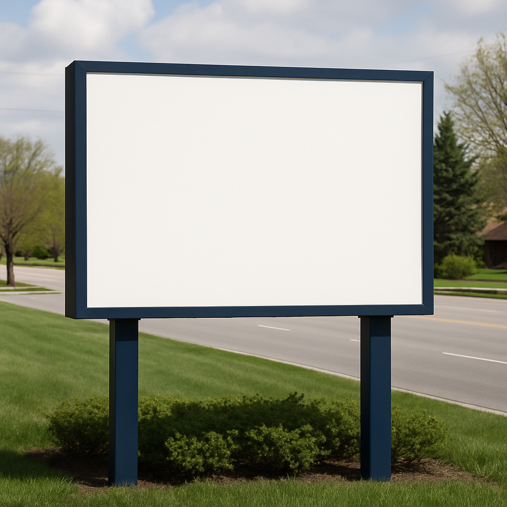 large outdoor sign