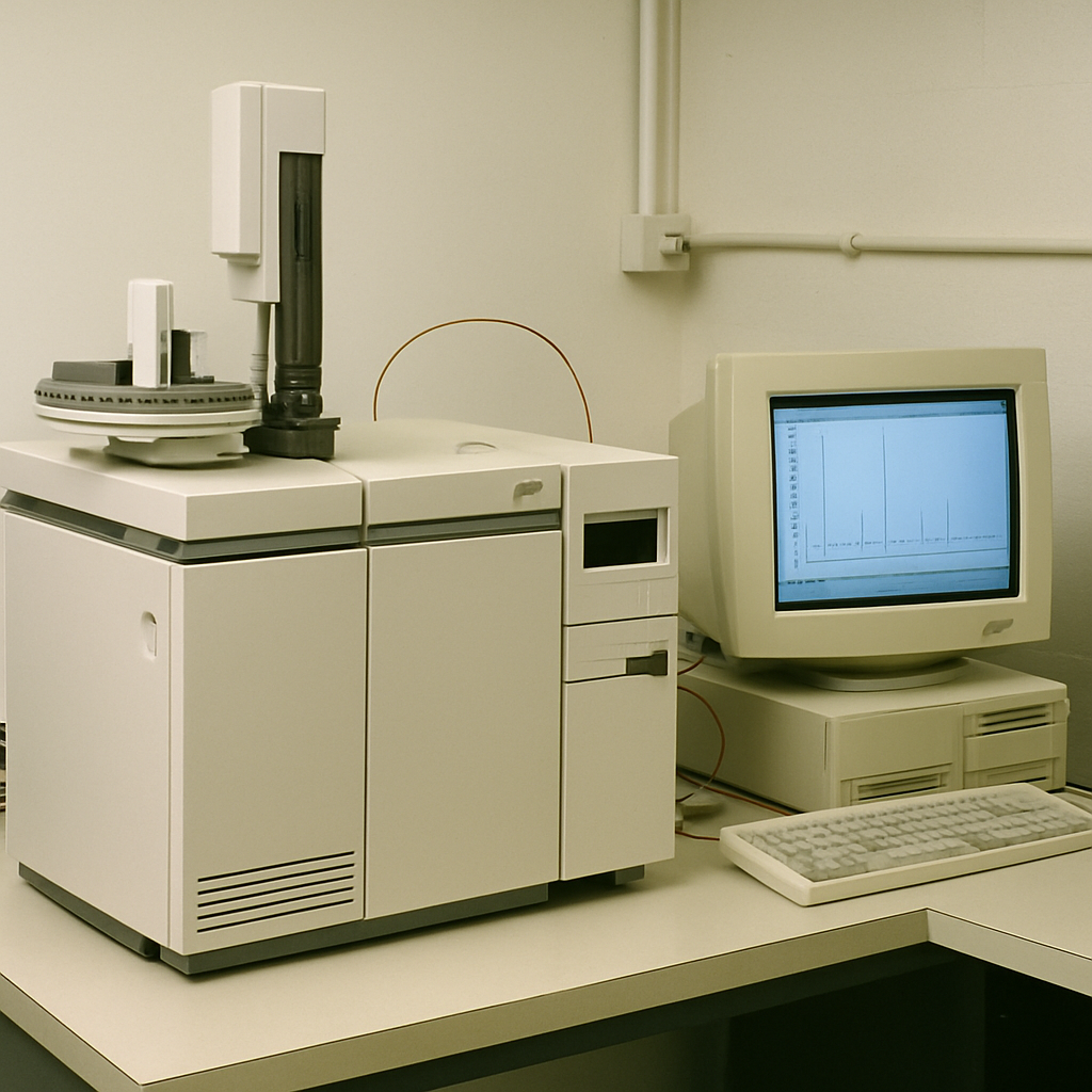 GC-MS laboratory setup