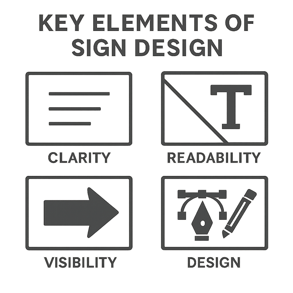 key elements of sign design