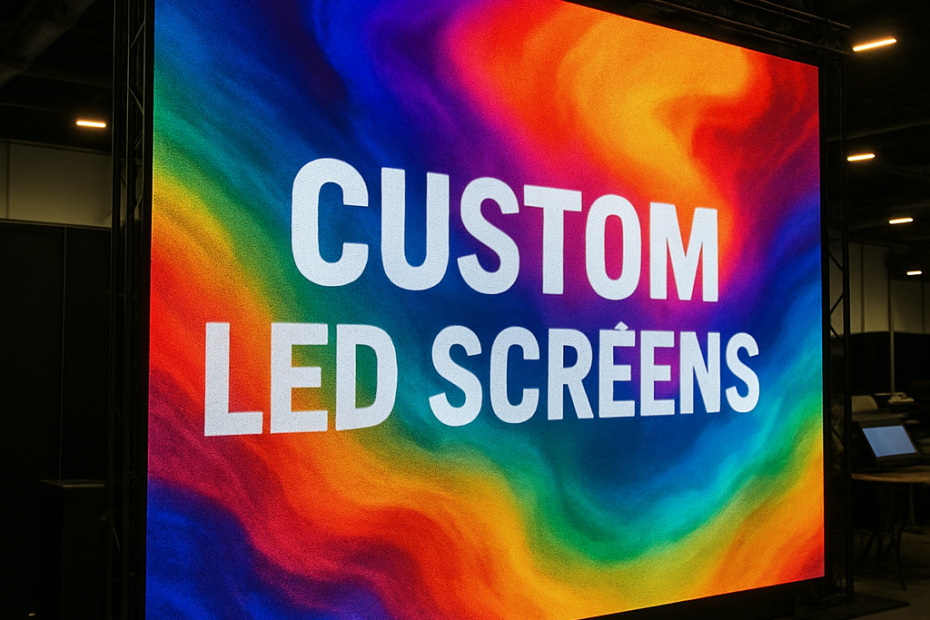 joinable LED poster screen
