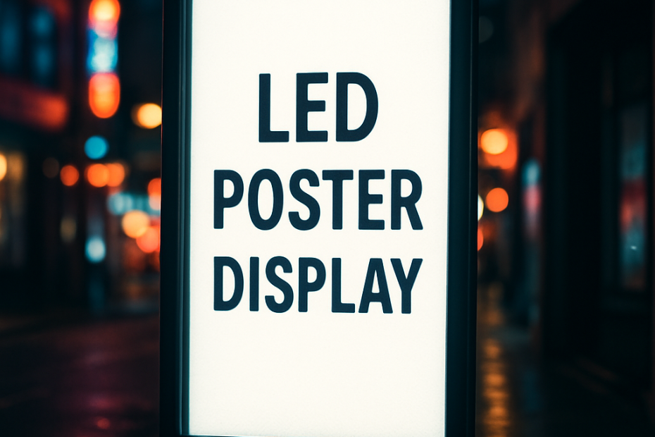 led poster display