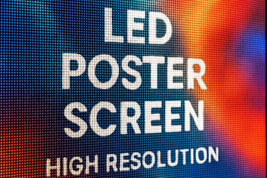 led poster screen