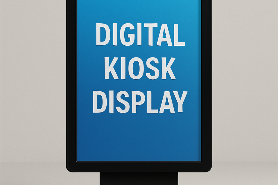 digital signage kiosk