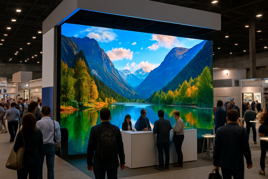 rental exhibit providers offering led video walls
