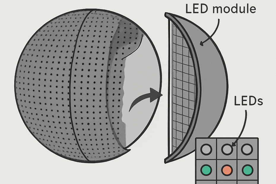 spherical led