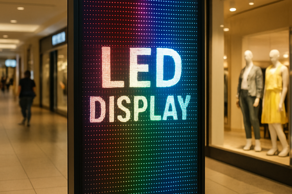 led display poster