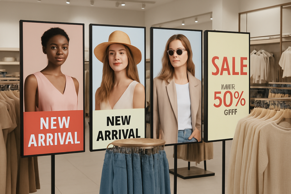 digital signage fashion retail